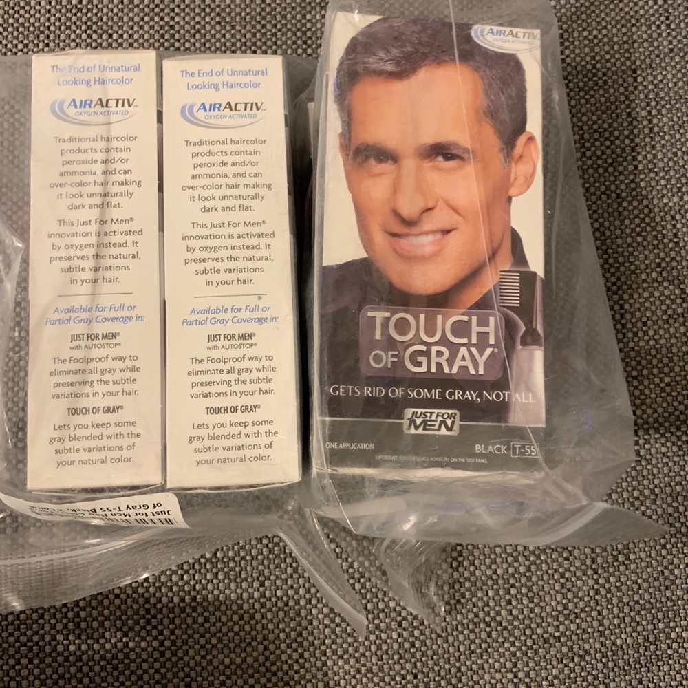 Men’s touch of grey hair dye